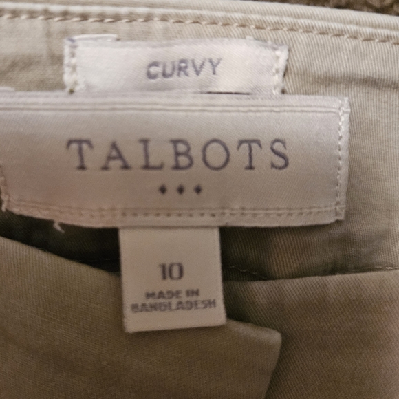 Talbots cropped khakis - Picture 3 of 14